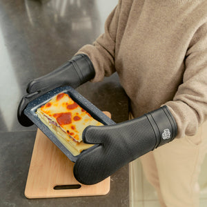 Silicone Oven Mitt | Heat-Resistant | Non-Slip Grip | Kitchen Baking & Cooking Glove