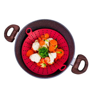 Silicone Steamer | Heat-Resistant | Food-Grade Kitchen Tool for Healthy Cooking