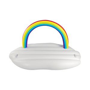 Lazy Dayz Inflatable Rainbow Cloud Float | 185cm | Fun Pool & Beach Lounger