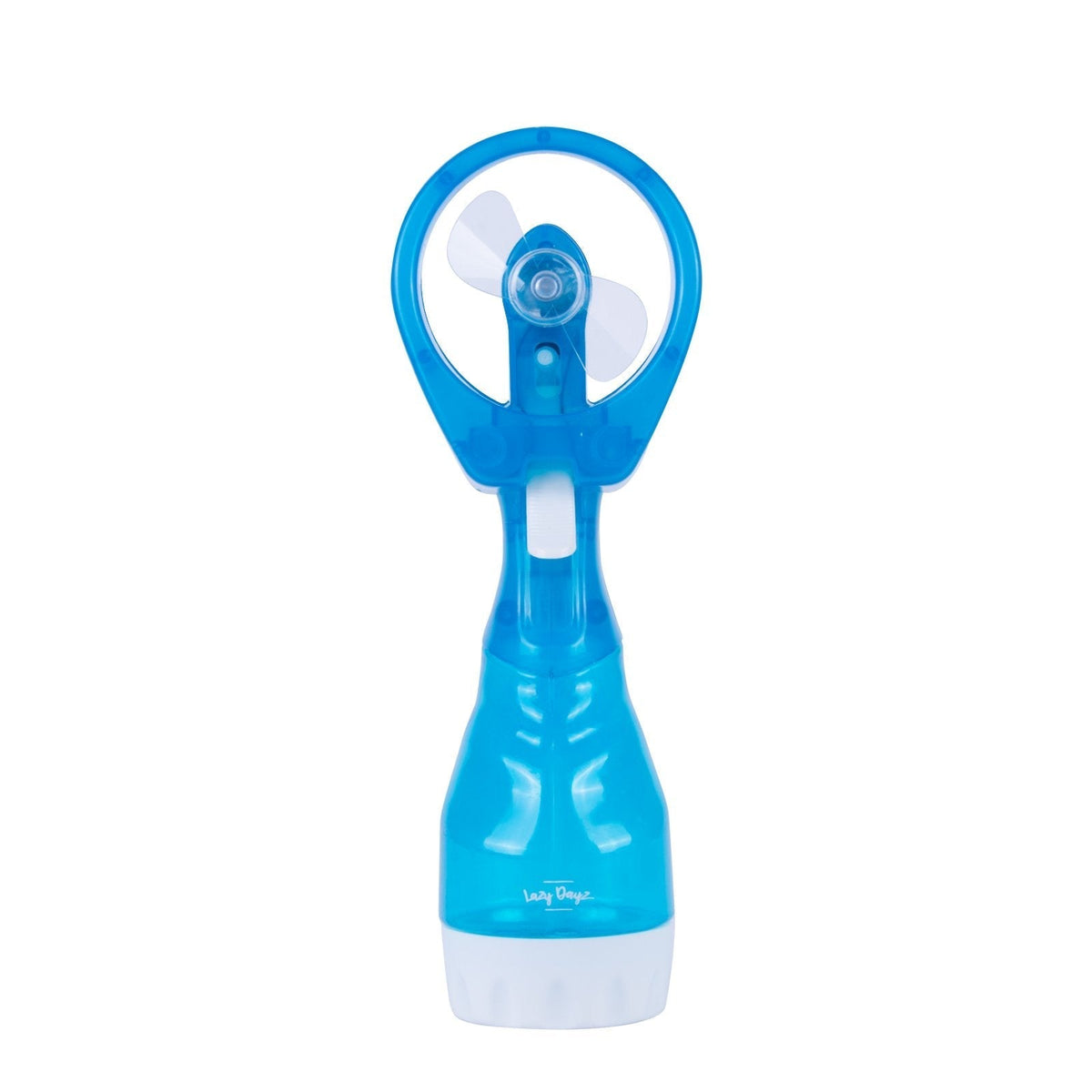 Handheld Battery-Powered Personal Water Spray Fan | Blue | Portable Cooling Mist Fan