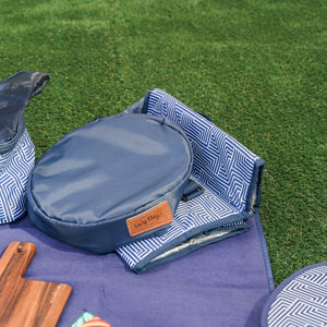 Lazy Dayz Insulated Cooler Stool | Makena Design | Portable Beverage Cooler & Seat