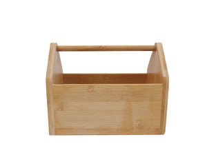 Bamboo Storage Toolbox | Multi-Purpose Organizer for Tools & Accessories