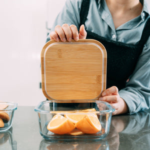 Bamboo Food Storage Container | Eco-Friendly