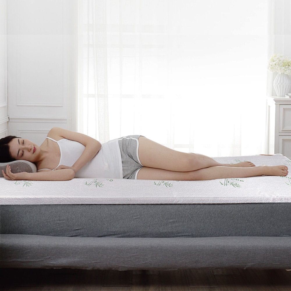6cm Memory Foam Mattress Topper | Bamboo Cover | Double Size