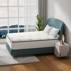 8cm Memory Foam Mattress Topper | with Bamboo Cover | Double