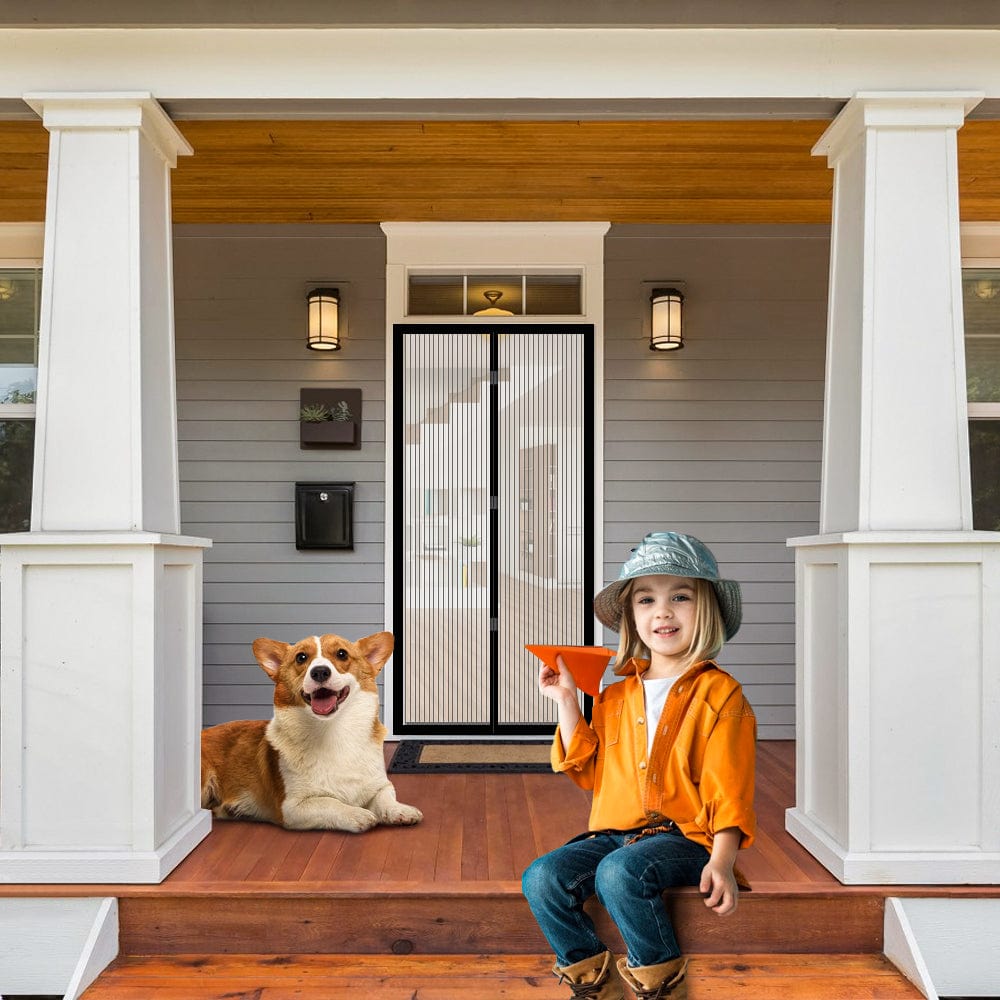2x Instant Fly Screen | Mosquito, Insect & Bug-Free Curtain
