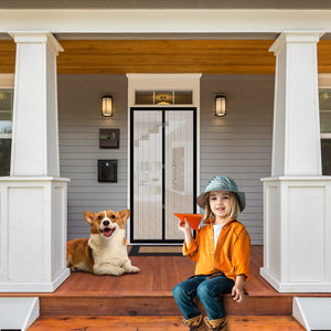 2x Instant Fly Screen | Mosquito, Insect & Bug-Free Curtain