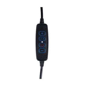 LED Studio Ring Light | 20cm | Stand & Phone Holder | Professional Makeup & Video Lighting