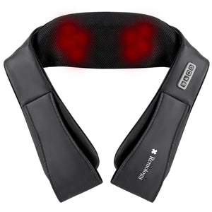 Heated Shiatsu Neck Massager | Deep Tissue Massage | Pain Relief | Adjustable Settings