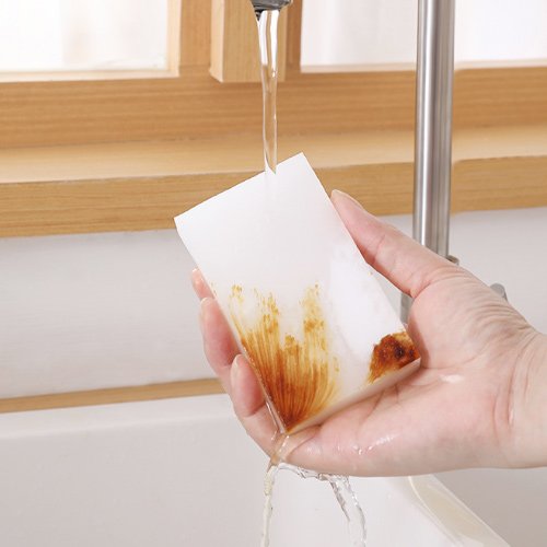 Magic Cleaning Sponge | 6 Pcs | Multifunction Stain Eraser Foam Cleaner Pads | Household Cleaning Tool