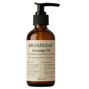 Broadleaf Hemp™ Massage Oil | Hemp & Camelina with Australian Essentials