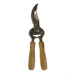 Curved Pruning Shears | Wooden Handle | Sharp Garden Clippers