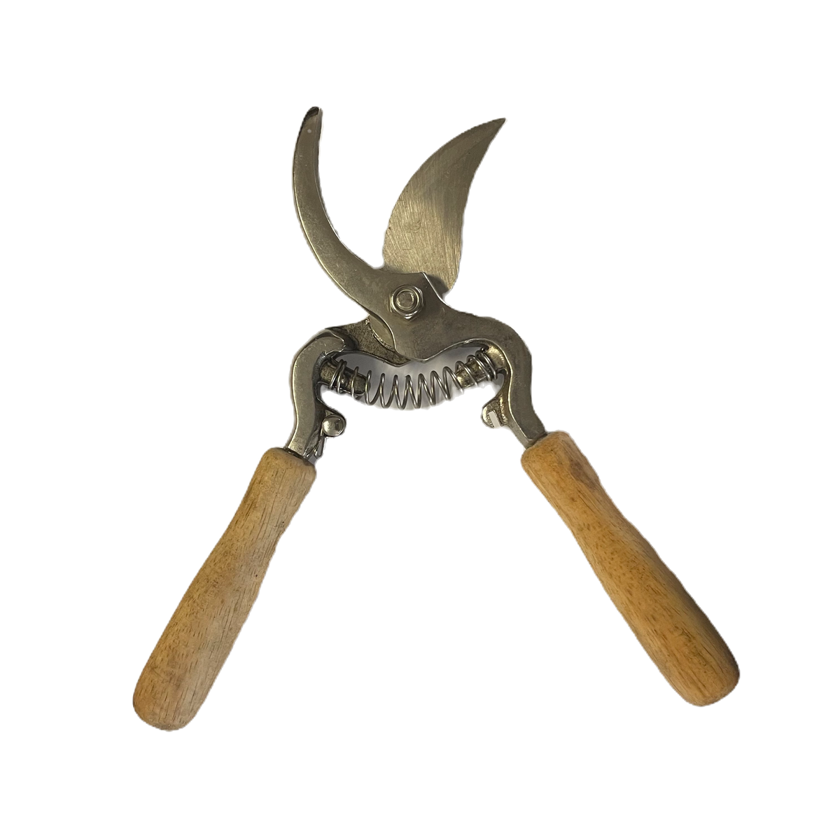 Curved Pruning Shears | Wooden Handle | Sharp Garden Clippers