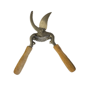 Curved Pruning Shears | Wooden Handle | Sharp Garden Clippers