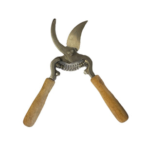 Curved Pruning Shears | Wooden Handle | Sharp Garden Clippers