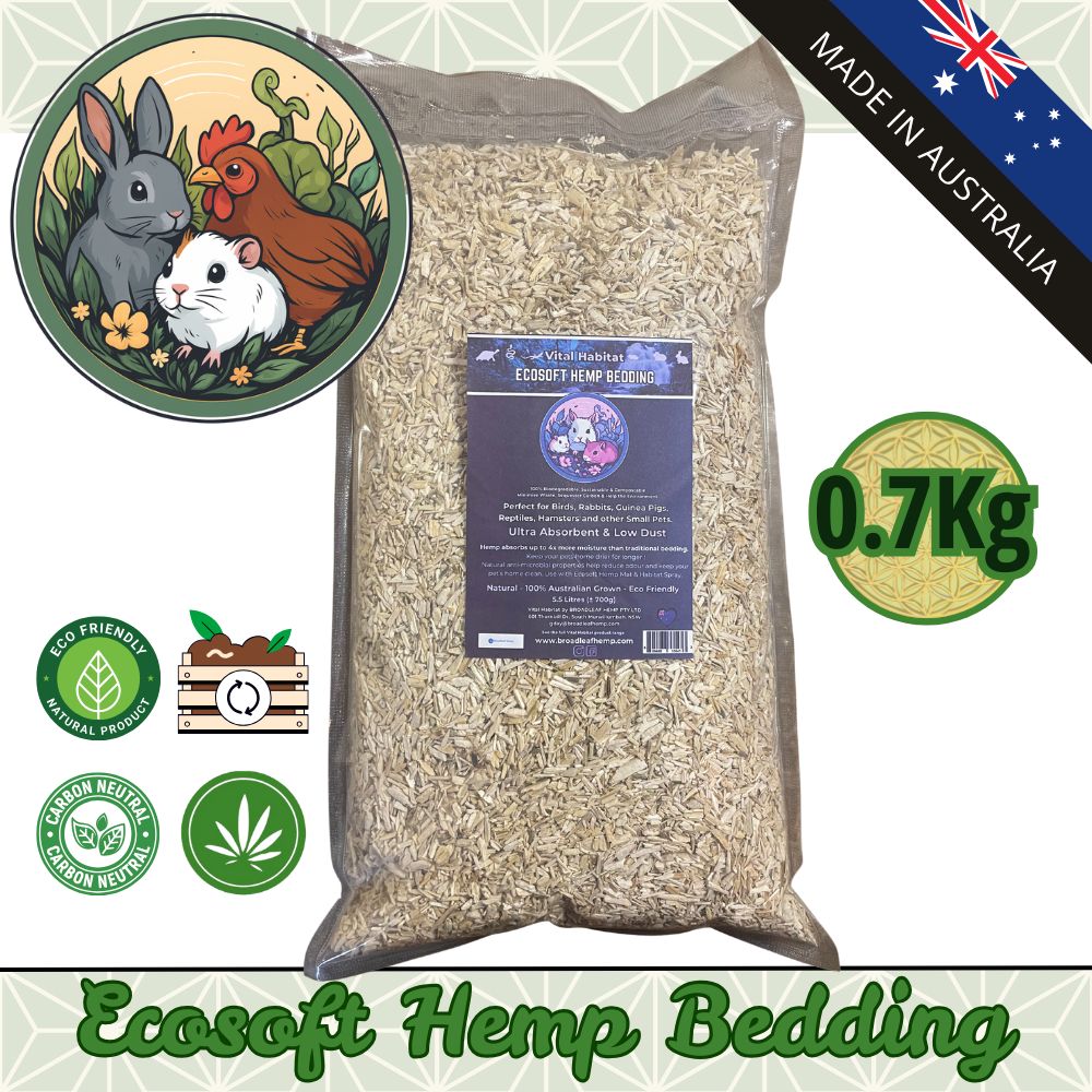 Ecosoft Hemp Bedding | Natural | 5L ±0.7kg