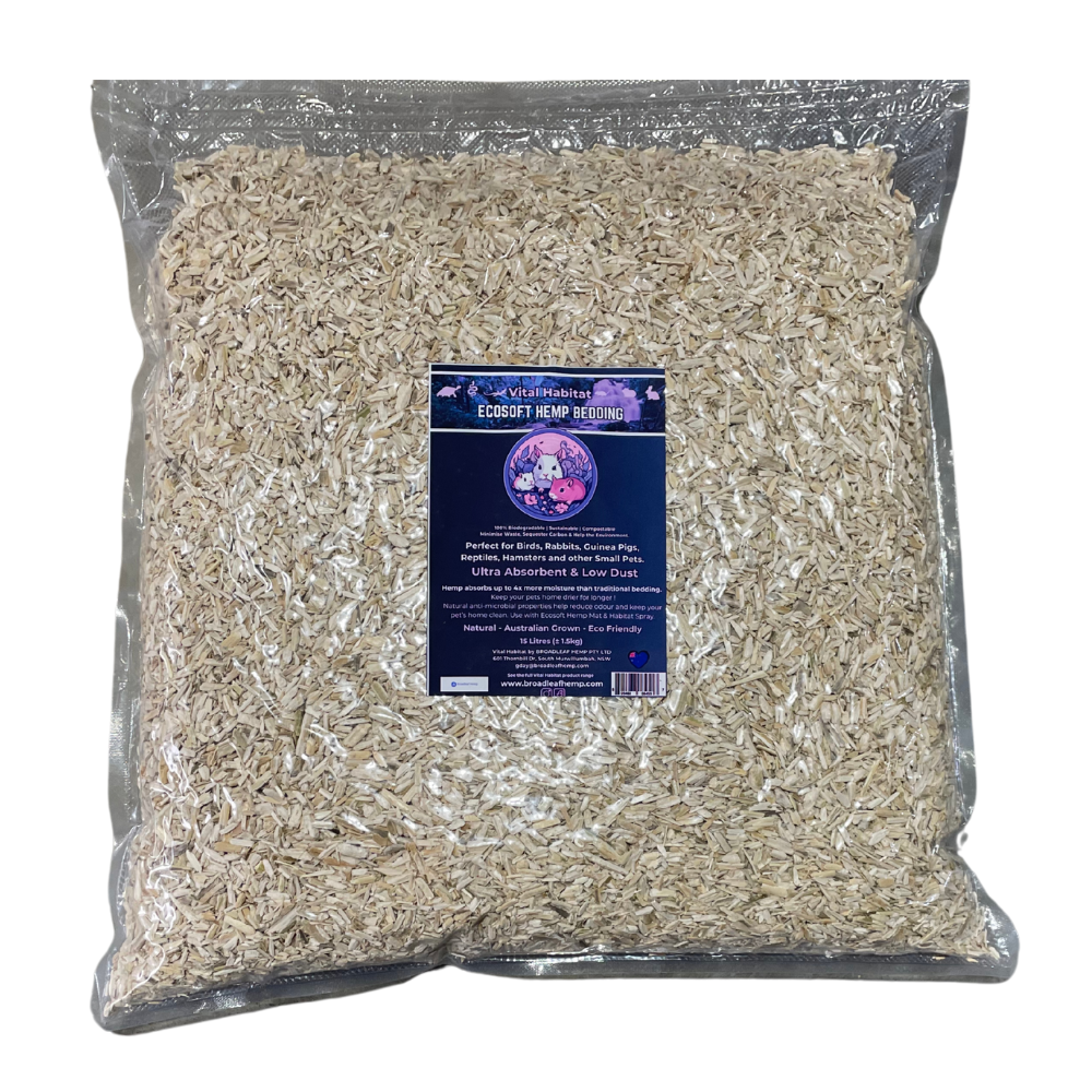 Ecosoft Hemp Bedding | Natural | 10L ±1.5kg