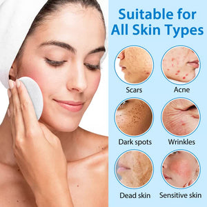 ALIVER Glycolic Acid Pads with Vitamins B3, B5 & C, E | 40 Pads
