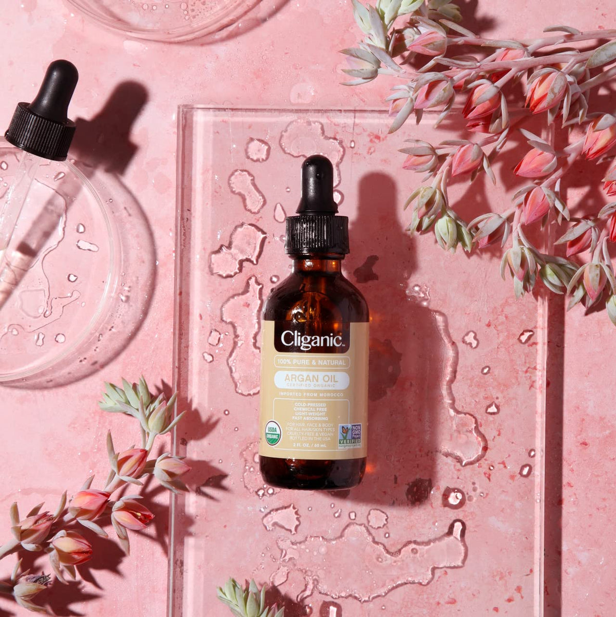 100% Pure Moroccan Argan Oil | 120ml | Hair, Face & Skin Moisturizer | Organic Cold Pressed