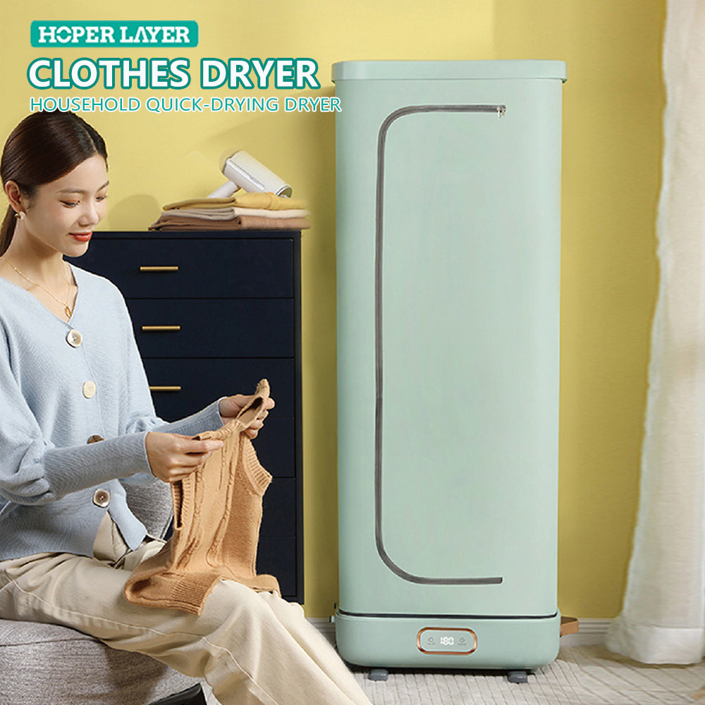 Foldable Clothes Dryer | Hoper Layer | Household Quick Drying | Portable Dryer | Mites Removal | Energy-Efficient