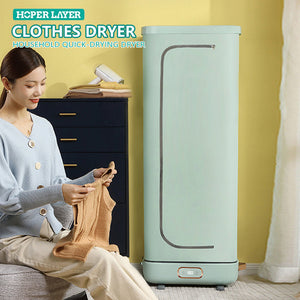 Foldable Clothes Dryer | Hoper Layer | Household Quick Drying | Portable Dryer | Mites Removal | Energy-Efficient