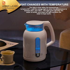 Hoper 1.5L Insulation Electric Kettle | 1500W Water Boiler | K15-G1