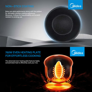 Midea 5L Rice Cooker | Non-Stick | Multi-functionality | 24-Hour Auto Keep Warm
