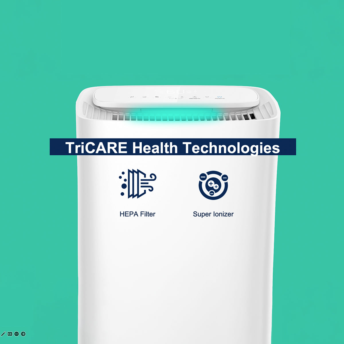 Midea FreshDry Dehumidifier & Air Purifier | 12L/Day | HEPA Filter | Low Noise