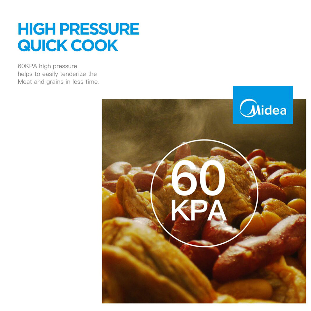 Midea 5.7L 12-Program Pressure Cooker