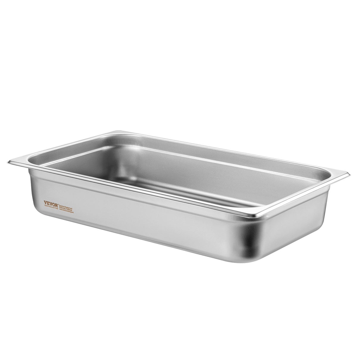 Hotel Pans 6 Pack | Full Size 4" Deep Stainless Steel Anti-Jam Steam Table Pans