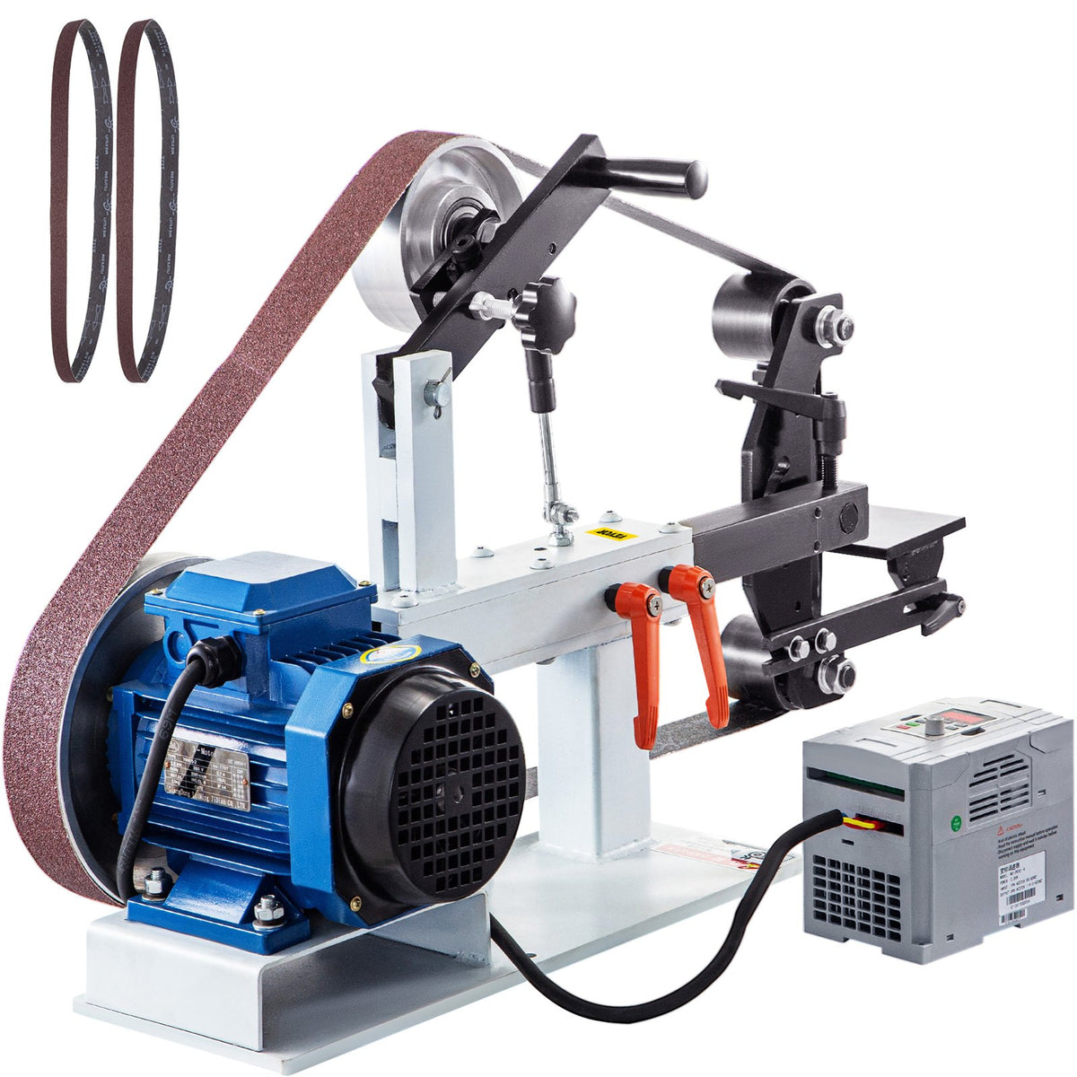 Belt Grinder Sander | 2x82" Chassis with 2HP Motor & VFD Combo