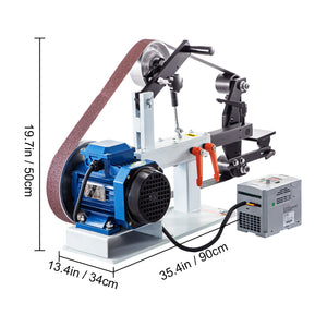 Belt Grinder Sander | 2x82" Chassis with 2HP Motor & VFD Combo