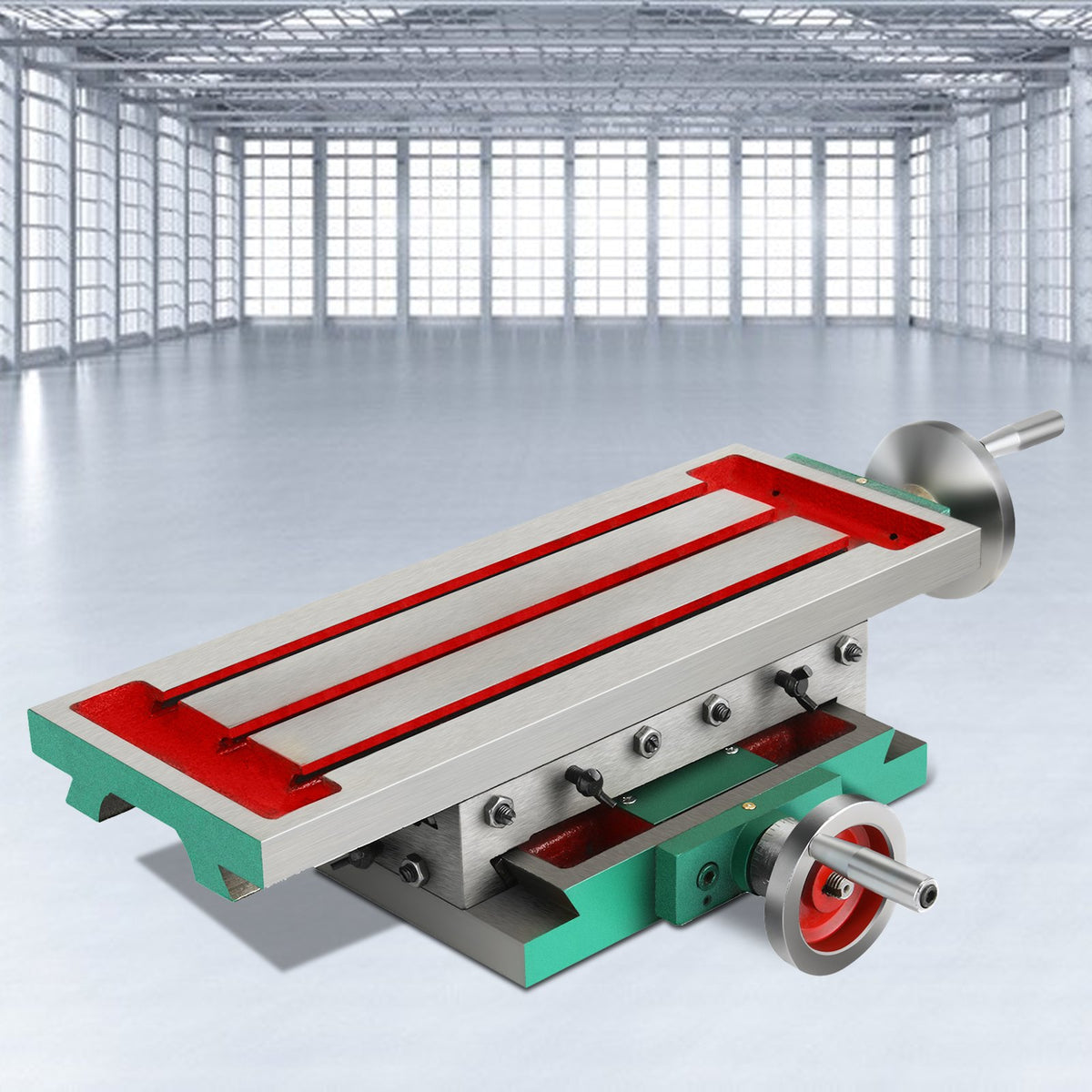 Compound Milling Machine Table | 450x170mm 2-Axis Cross Slide Drill Vice