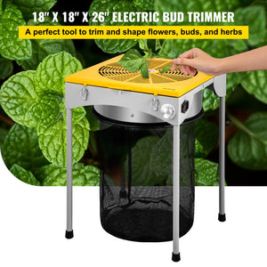Automatic Bud Trimmer 18" | 3-Speed Electric Hydroponic Leaf Trimmer