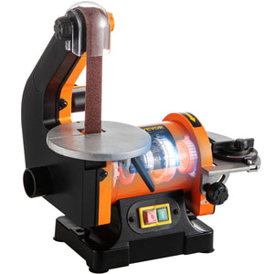 Belt & Disc Sander | 300W 1"x30" Belt with Disc | Variable Speed Grinder