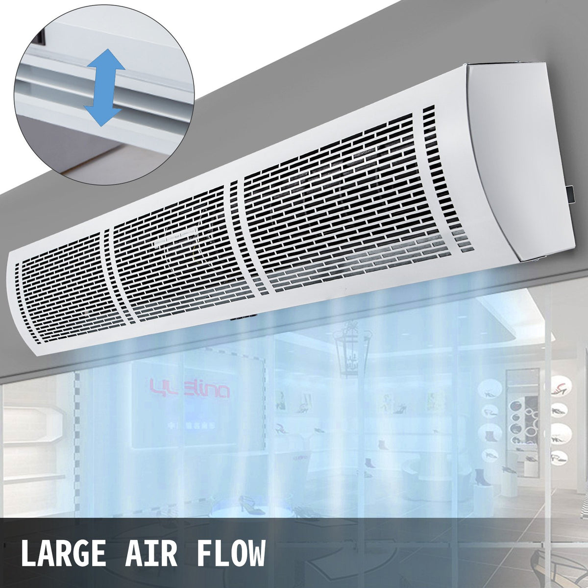 Air Curtain | 900mm Commercial Door Air Barrier with Limit Switch