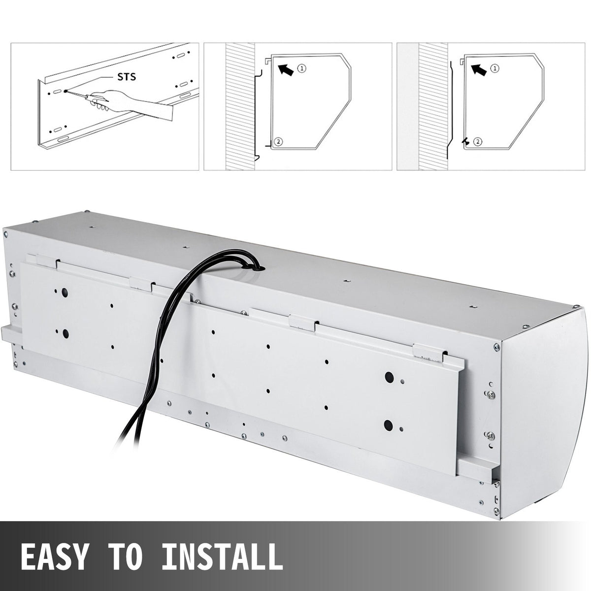 Air Curtain | 900mm Commercial Door Air Barrier with Limit Switch