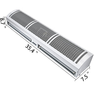 Air Curtain | 900mm Commercial Door Air Barrier with Limit Switch