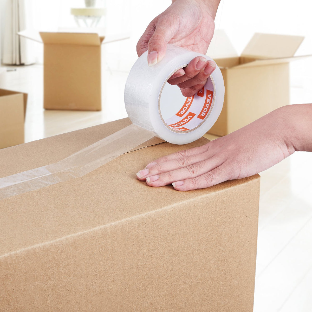 Packing Tape | 18 Rolls Heavy Duty 65 Yards Clear 2.7 Mil Tape