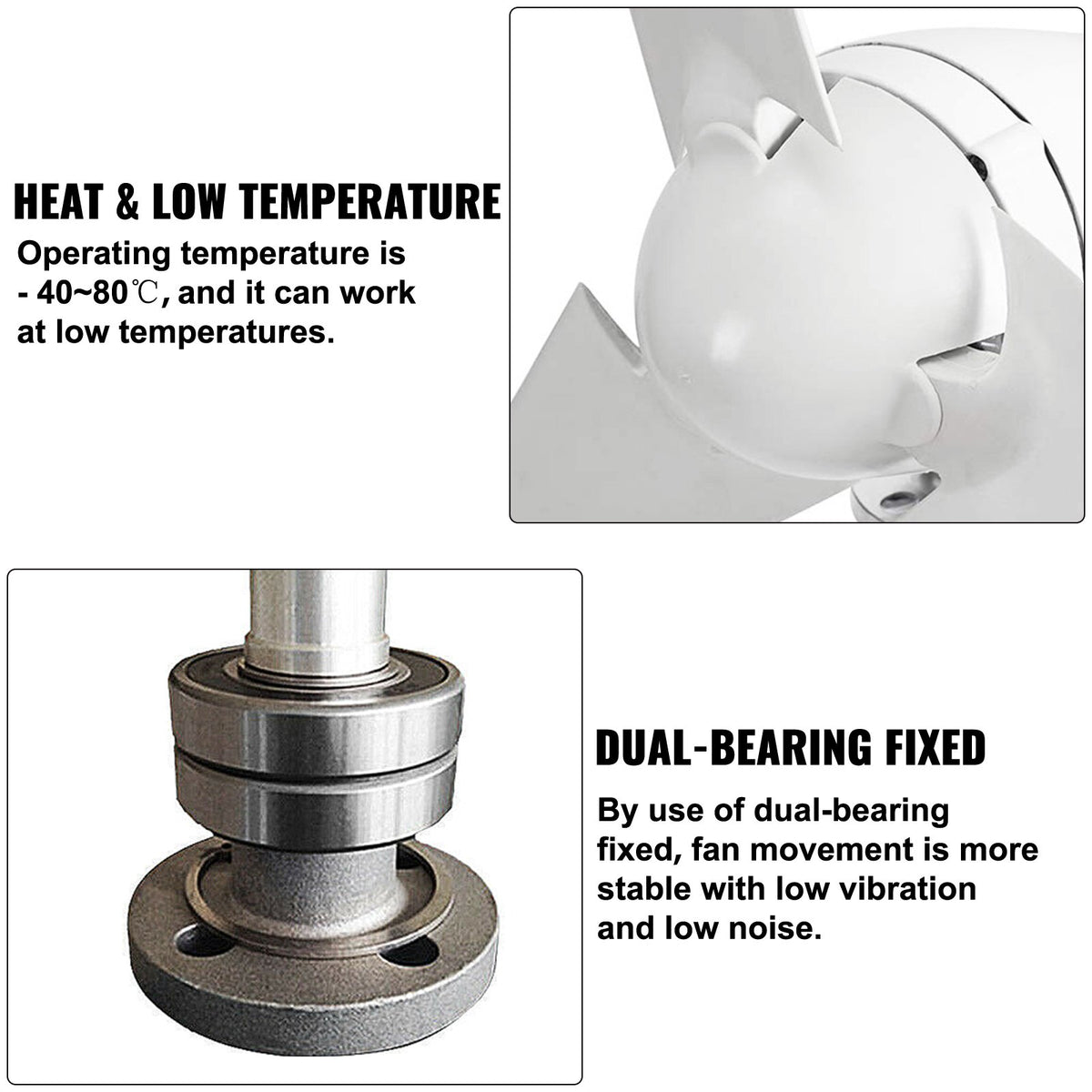 Wind Turbine Generator | 400W 12V with Controller | 3 or 5 Blade Options