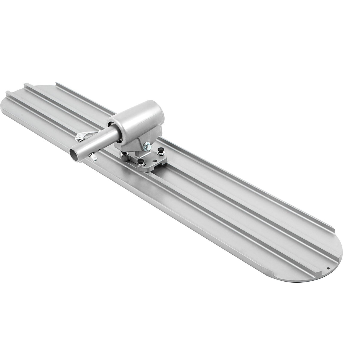 Bull Float Magnesium 48"x8" | Round End Concrete Finishing Tool with Handle & Bracket