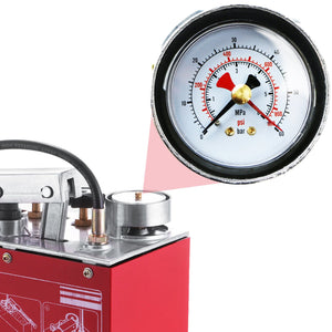 Hydraulic Pressure Test Pump 50 Bar | Manual Hydrostatic Tester | 3.2 Gallon Tank | 1/2" BSP