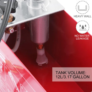 Hydraulic Pressure Test Pump 50 Bar | Manual Hydrostatic Tester | 3.2 Gallon Tank | 1/2" BSP