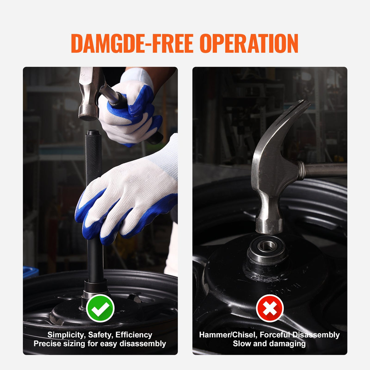 Bushing Press Kit | 52-Piece Transmission & Wheel Bearing Tool