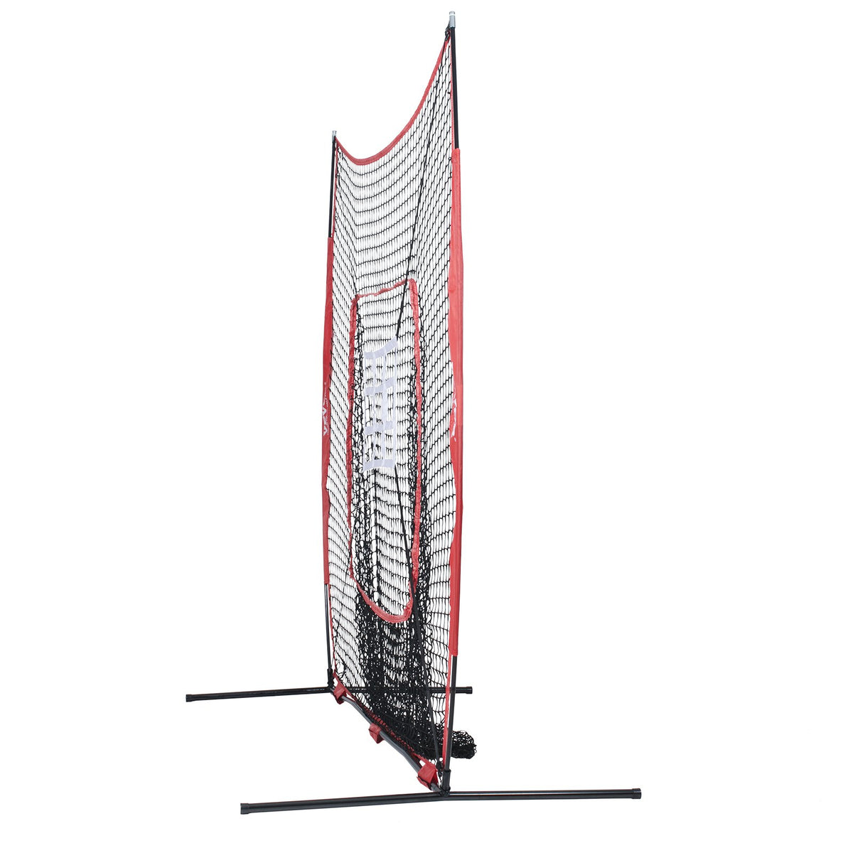 Baseball Practice Net | 7x7ft Portable Training Net with Strike Zone, Ball, Tee & Collector | Softball & Baseball Use