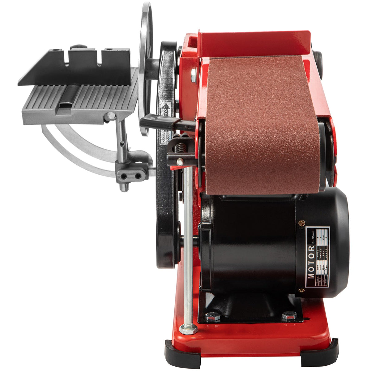 Belt & Disc Sander | 4"x36" Belt, 6" Disc Combo | 375W Adjustable Bench Grinder with Rubber Feet