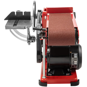 Belt & Disc Sander | 4"x36" Belt, 6" Disc Combo | 375W Adjustable Bench Grinder with Rubber Feet