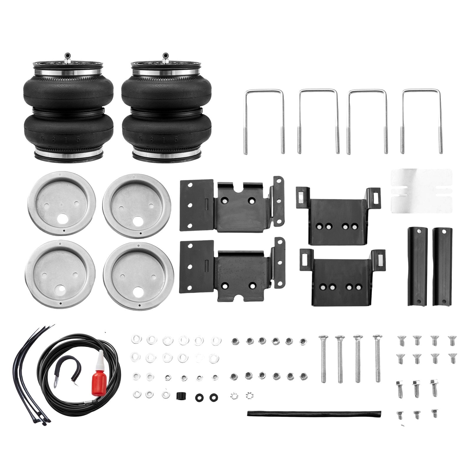Air Bag Suspension Kit | Compatible with 2011-2019 Chevrolet Silverado 2500/3500HD & GMC Sierra 2500/3500HD 4WD RWD | 5000lbs Load Capacity | 5-100 PSI Adjustable Air Springs