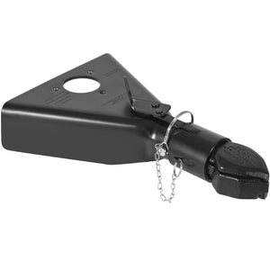 A-Frame Trailer Coupler | Fits 2" Hitch Ball | 7000lbs Towing Capacity | Black Powder Coated Steel Coupler for Trailers