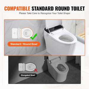 Raised Toilet Seat 88.9mm | Aluminum Handrail & EVA Padding | 136kg Capacity